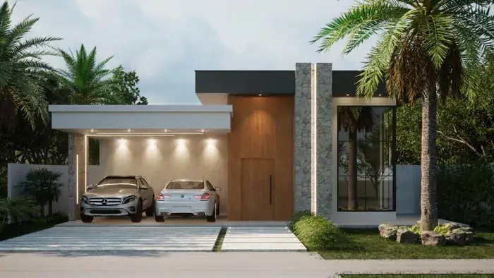 Projeto 3D de casa de alto padrão — Residencial 2